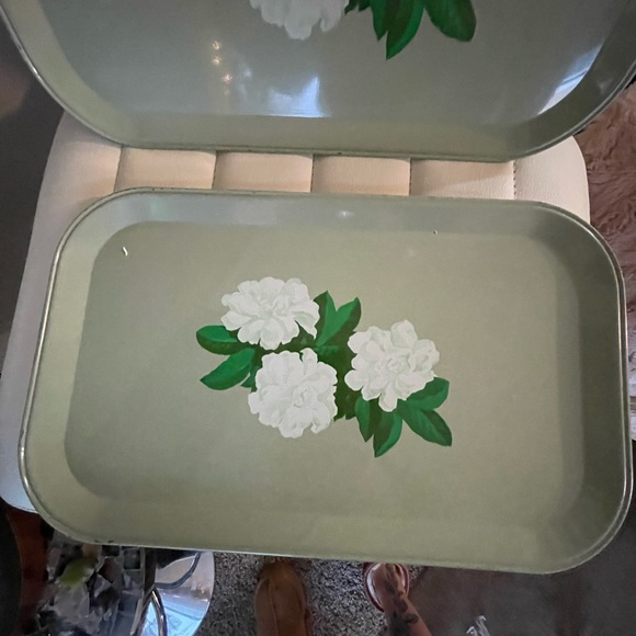 Vintage Han D Flower Trays - Picture 1 of 7